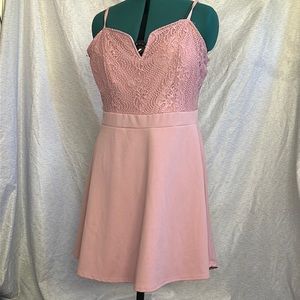 Pink cocktail dress